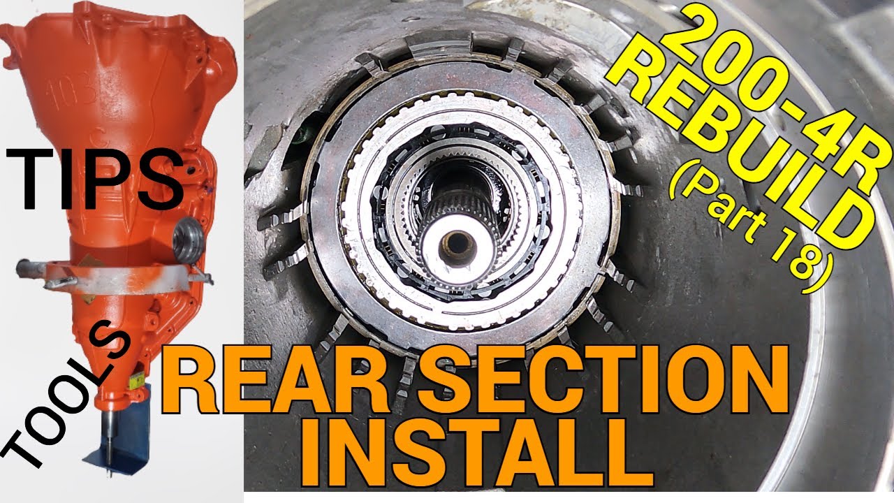 200-4r Rebuild (part 18) – Rear Section Re-Assembly▶ Learn the Tricks To End Frustration!! 🤙