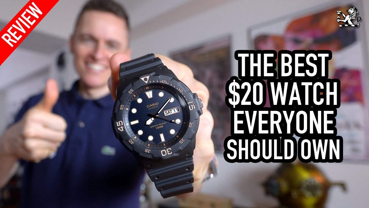 The Best $20 Analog Watch Everyone Should Own - Casio MRW-200H-1EVDF Diver Style Watch Review
