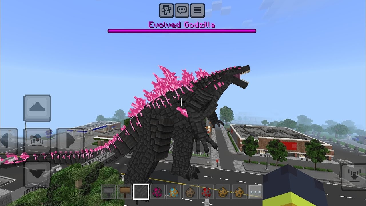 Evolved Godzilla UPDATE MOD in Minecraft PE