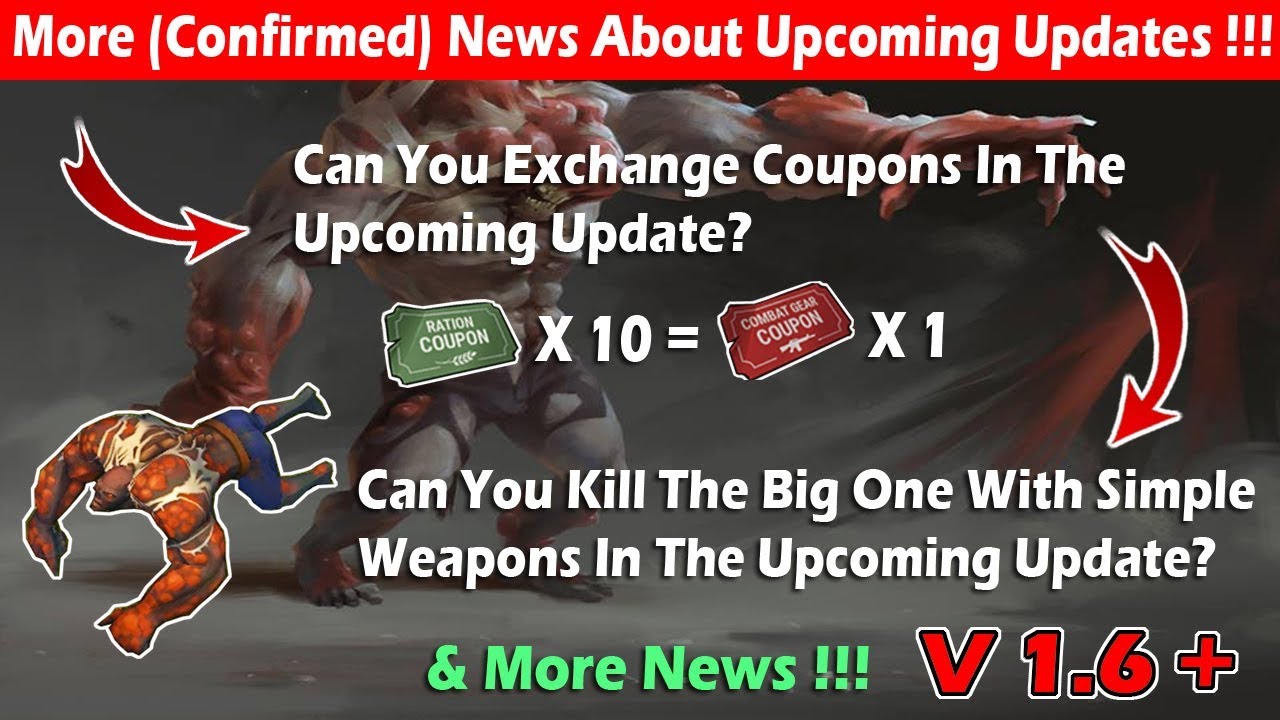 [Ver. 1.6+] More (Confirmed) News About Upcoming Updates! Last Day On Earth Survival
