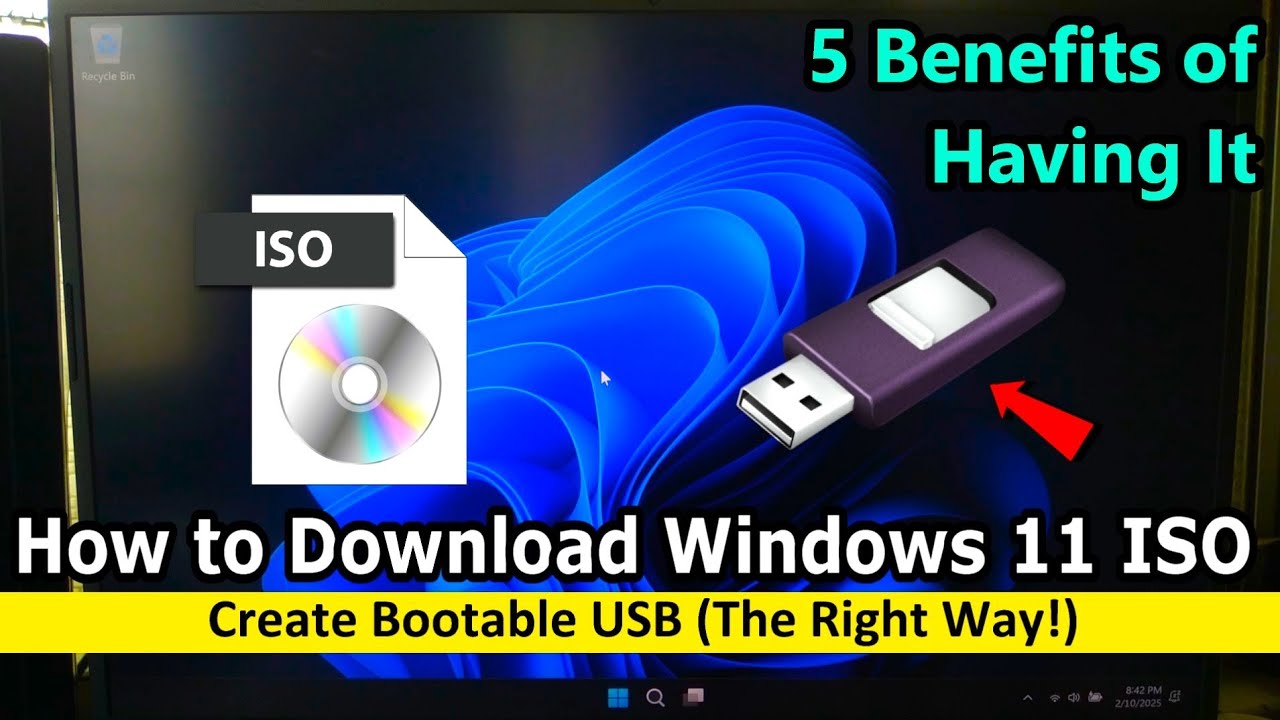 How to Download Windows 11 ISO & Create Bootable USB (The Right Way!) ✅