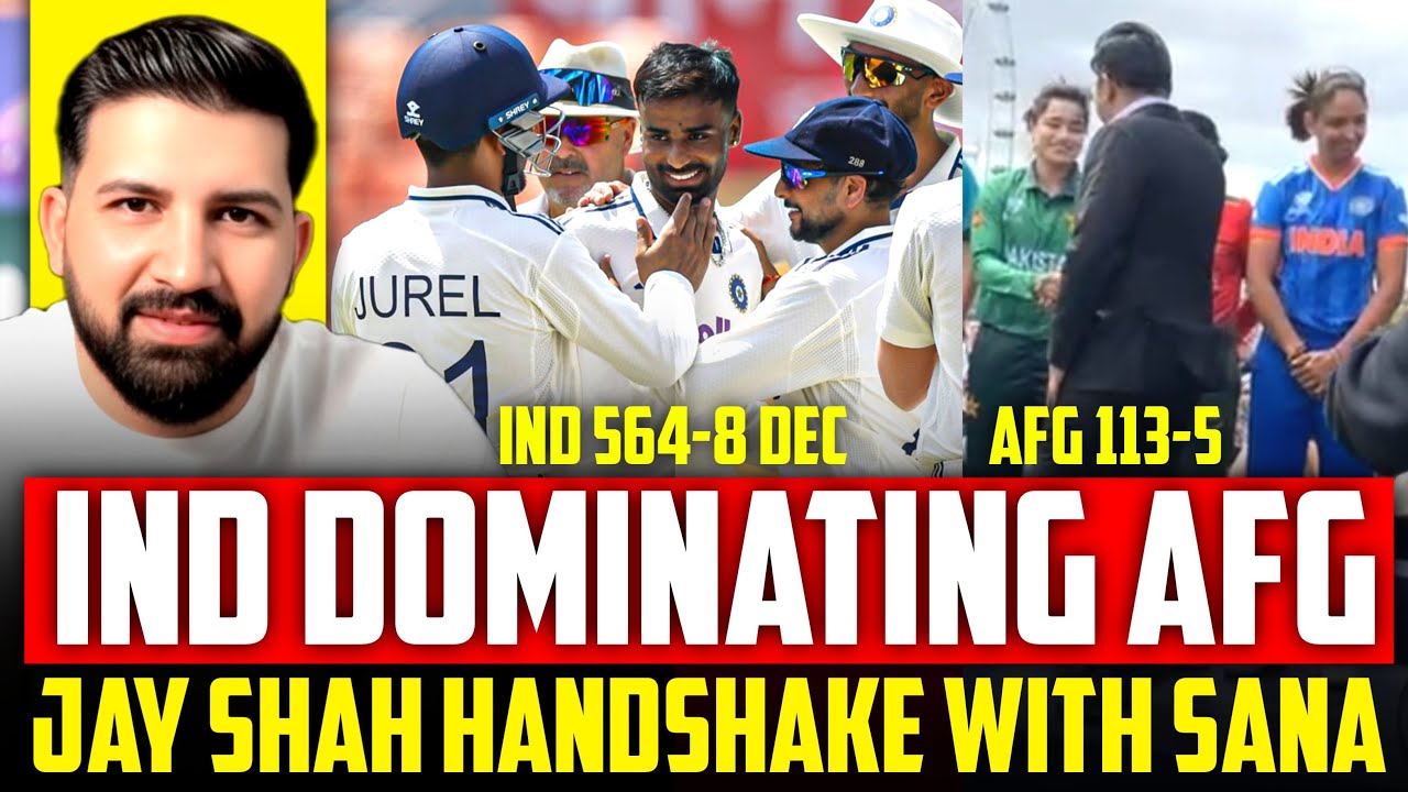 IND dominating AFG as expected | Manav Suthar dream debut | Women T20 WC