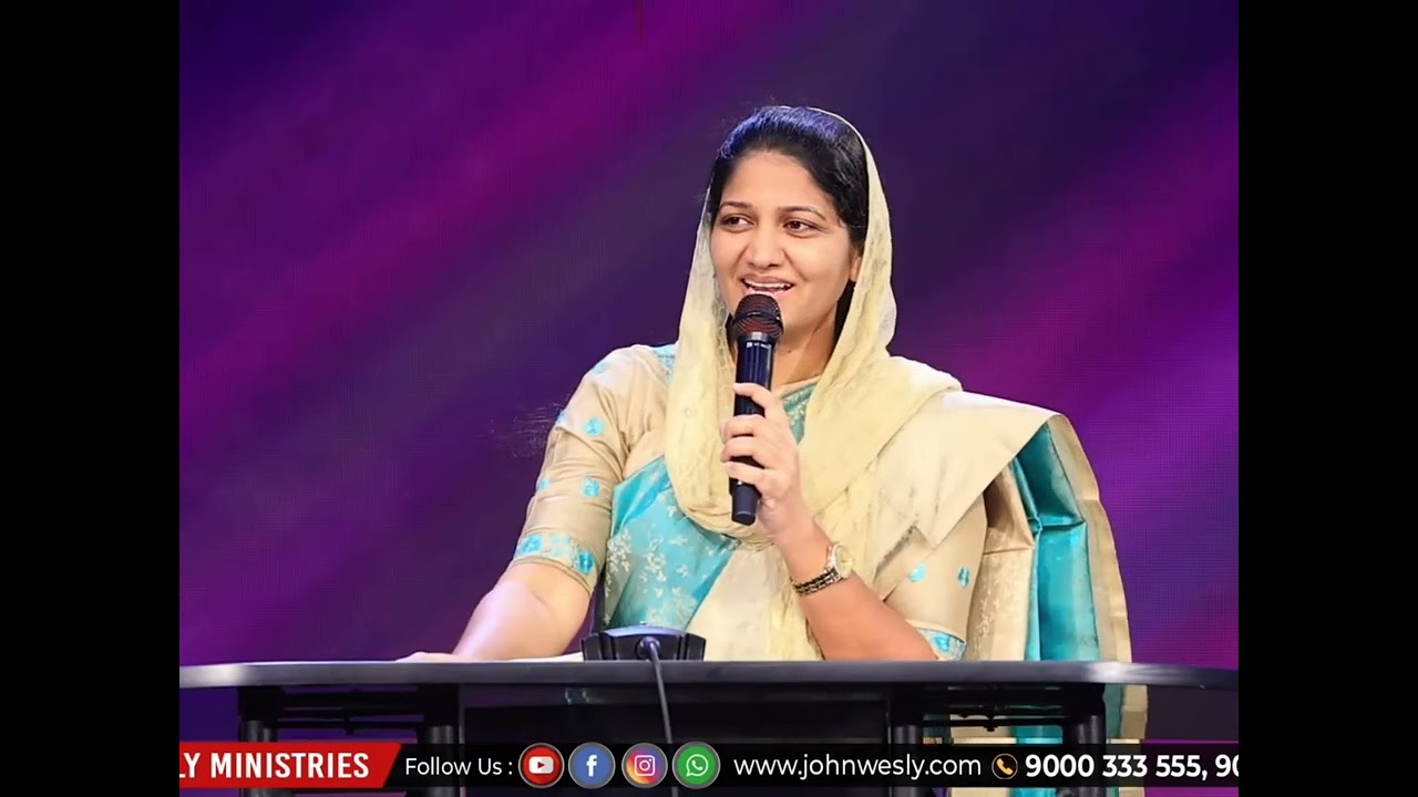 sis Blessie Wesly short message Telugu #blessieweslyshortmessages  #blessiewesly