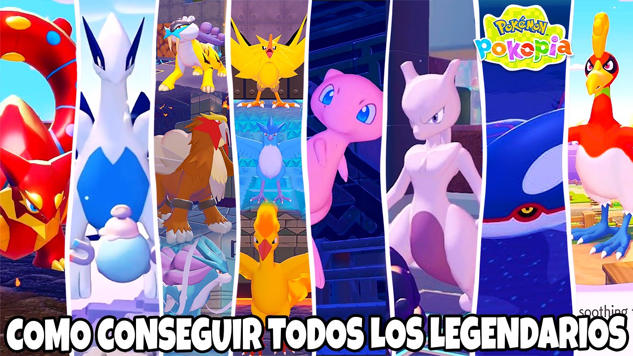 como CONSEGUIR TODOS los POKEMON LEGENDARIOS en POKEMON POKOPIA