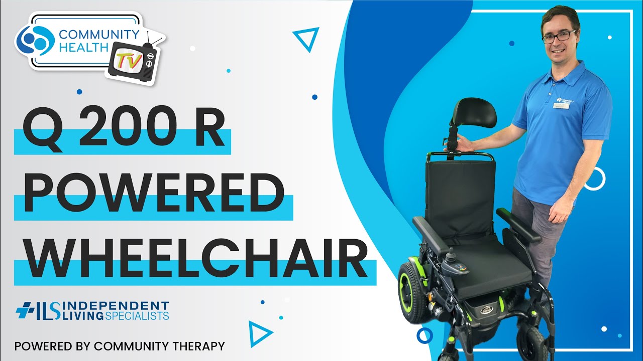 Q200 R Powered Wheelchair review | Community Health TV - Ep 13