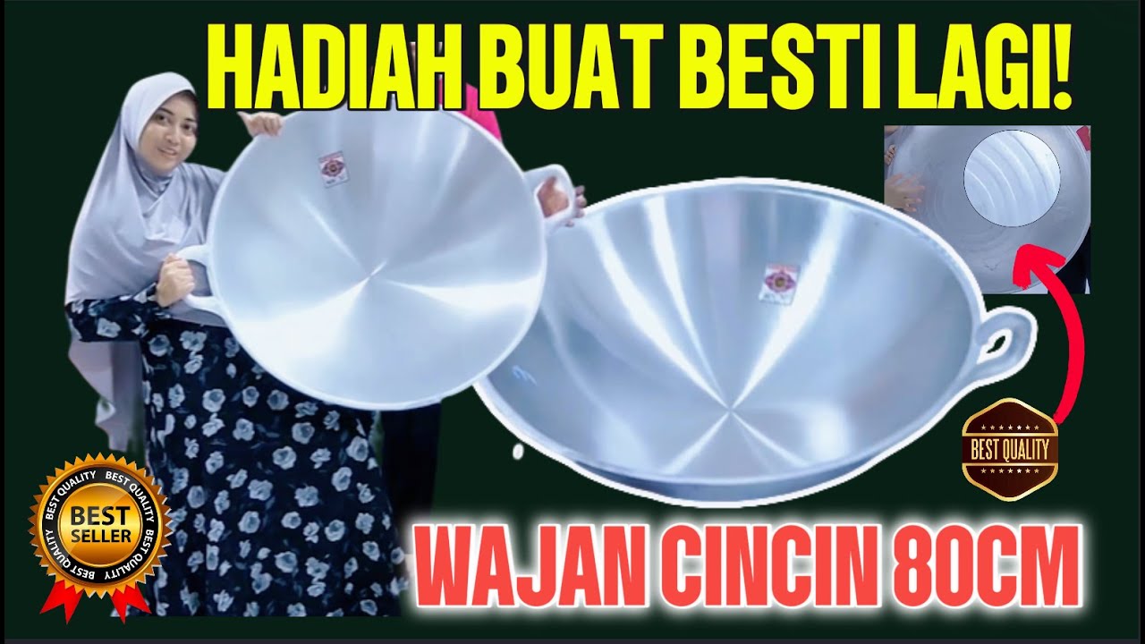 GO HONGKONG Baik banget sih Mbak Ani kirim hadiah wajan besar 80cm lagi buat besti