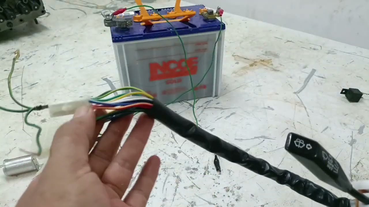 Part 3 rangkaian sederhana lampu riting, saklar kombinasi Suzuki caryy 1.0