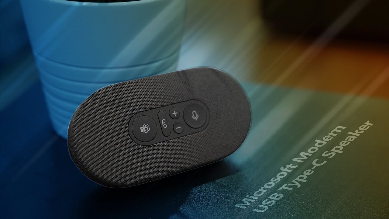 Microsoft USB-C Modern Speaker | Product Overview