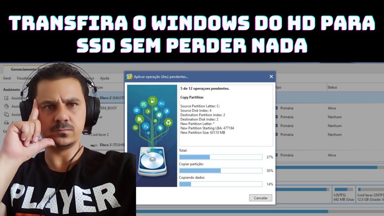 COMO CLONAR WINDOWS de HD PARA SSD FÁCIL.