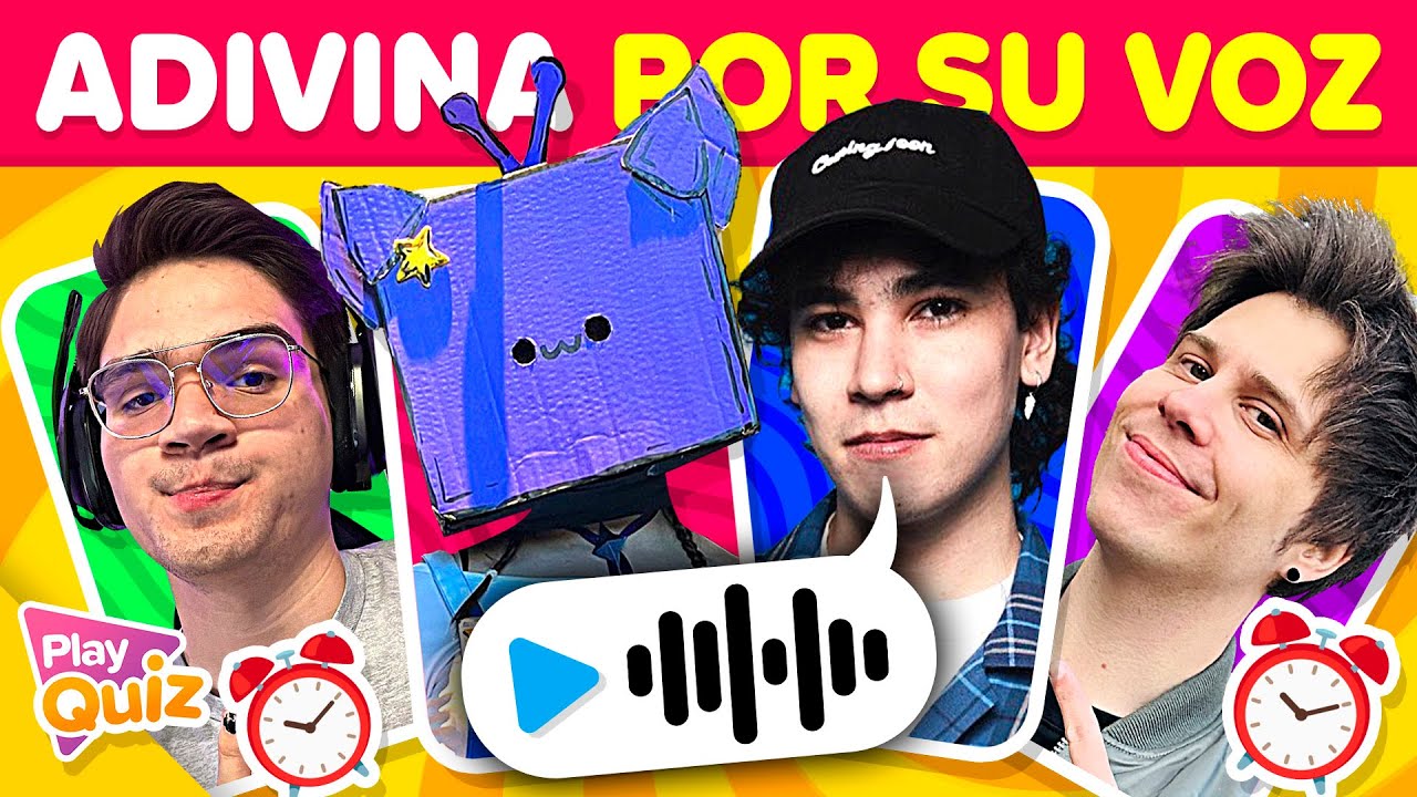 Adivina el Streamer por su Voz en 1 Segundo 🗣️⭐️ Quiz de Streamers | PlayQuiz Trivia