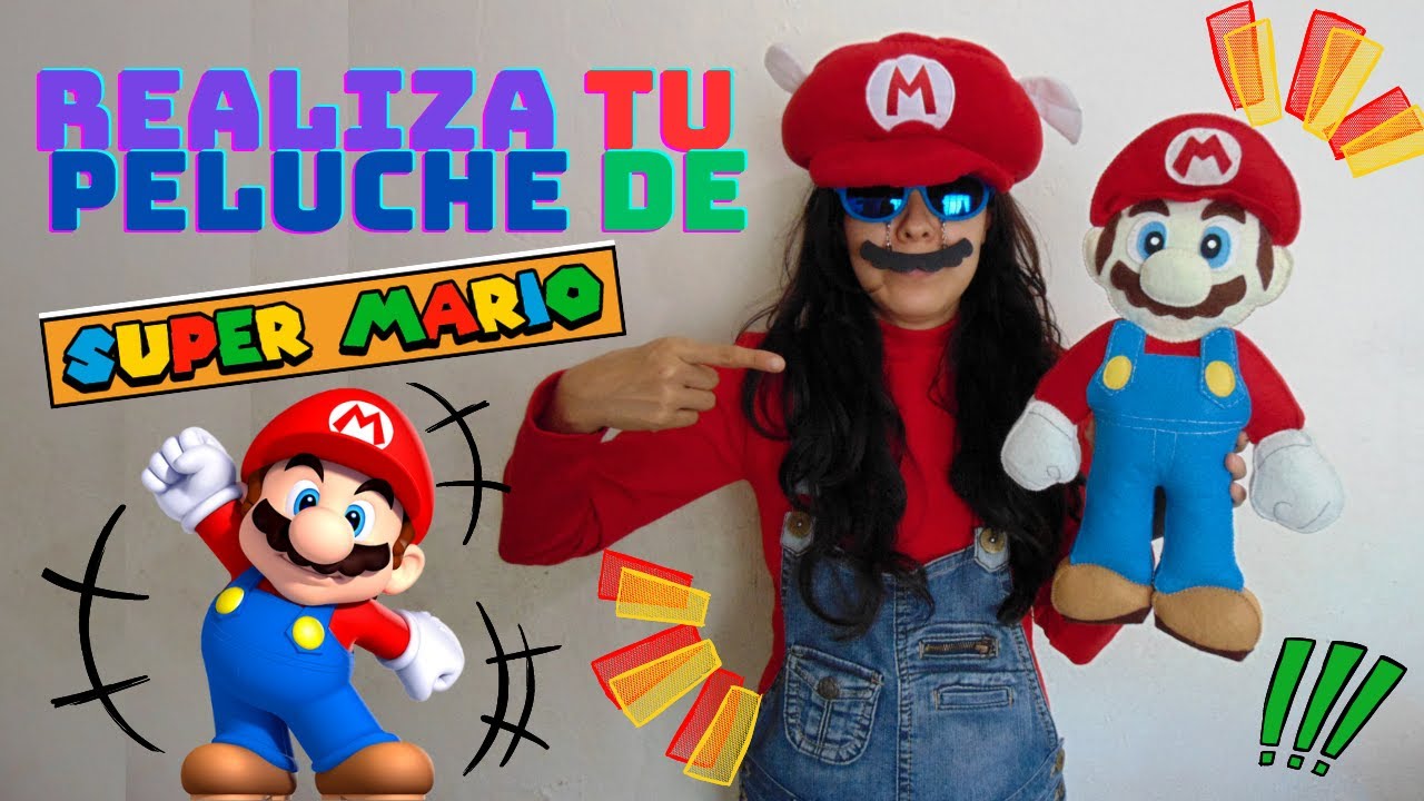 Como hacer un peluche de Mario Bros...!!