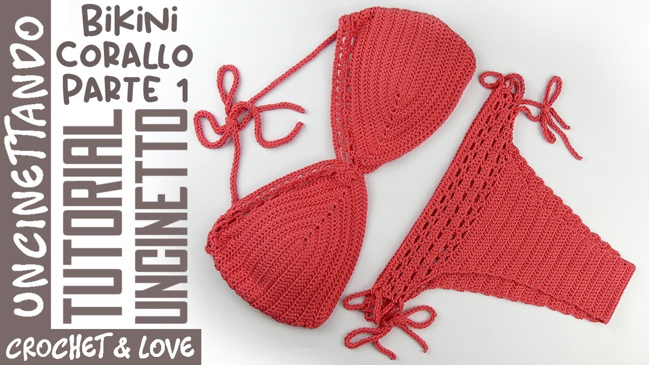 Come fare un Bikini all'Uncinetto - Tutorial Passo a Passo dalla taglia S alla XL - Parte 1