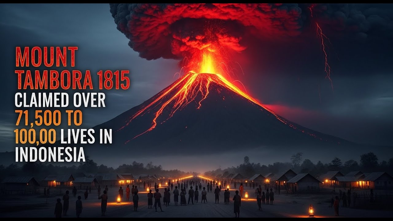 “TAMBORA VOLCANO 1815 IN INDONESIA – THE DISASTER THAT KILLED THE WHOLE PLANET”