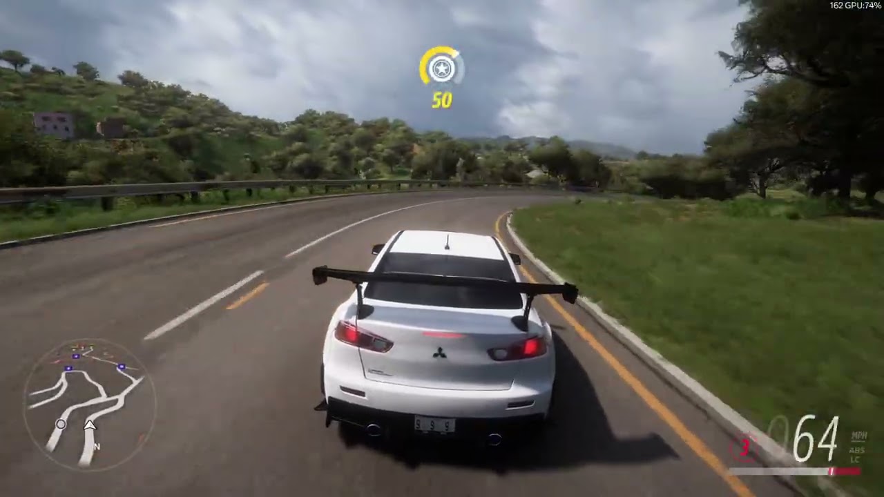 Lancer Evolution X GSR 2008 FH% Driving Run #forzahorizon5
