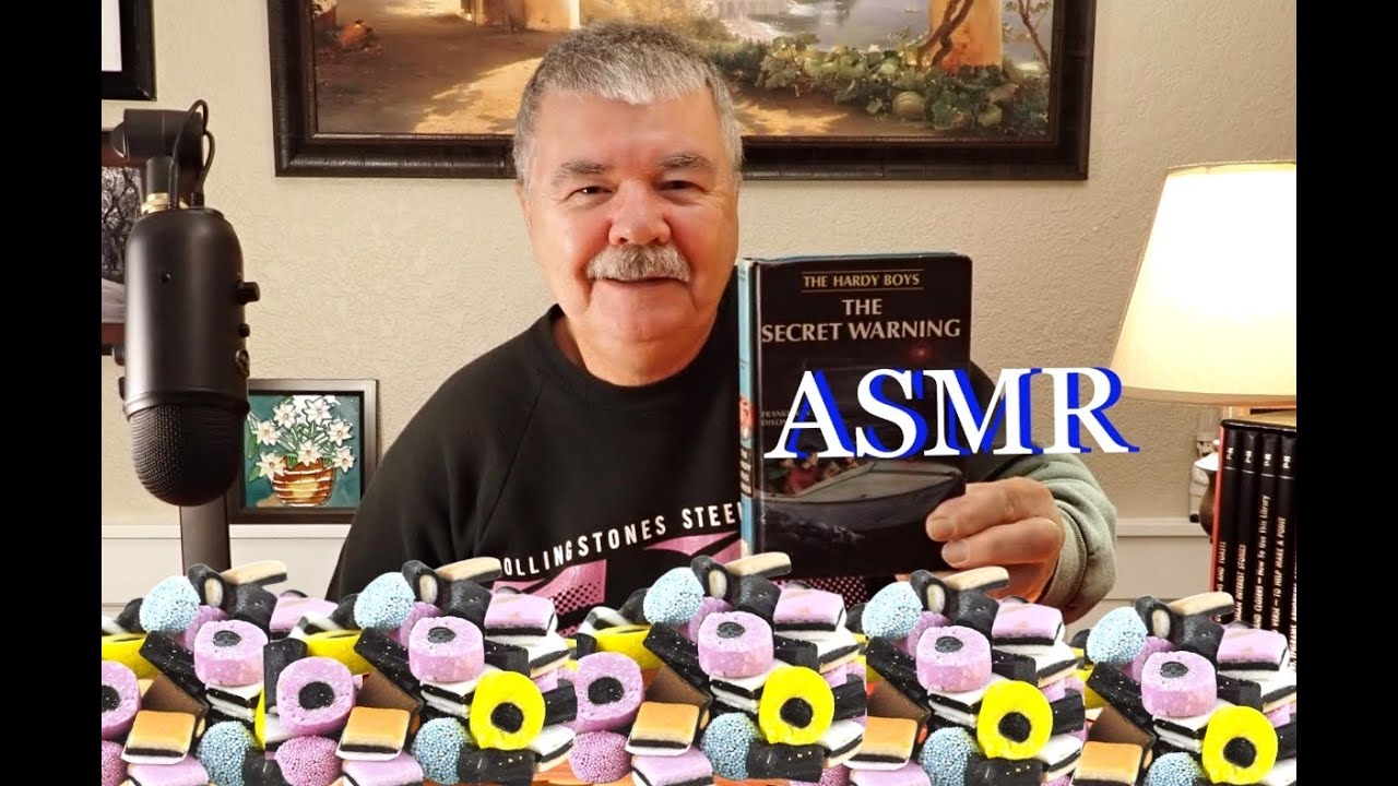 ASMR WHISPER AND CHEWING : HARDY BOYS LICORICE ALLSORTS PART THREE OF 