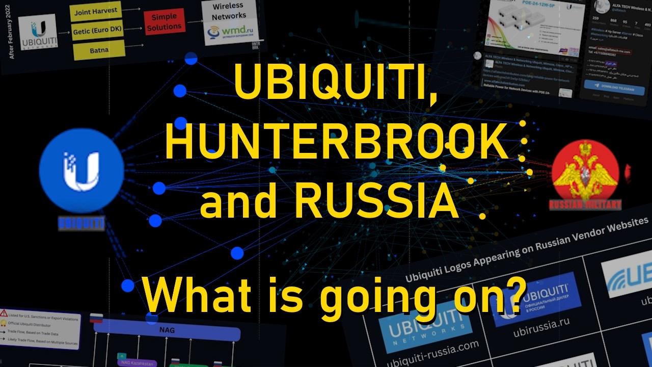 Ubiquiti, Hunterbrook & Russia - What Is Going On?