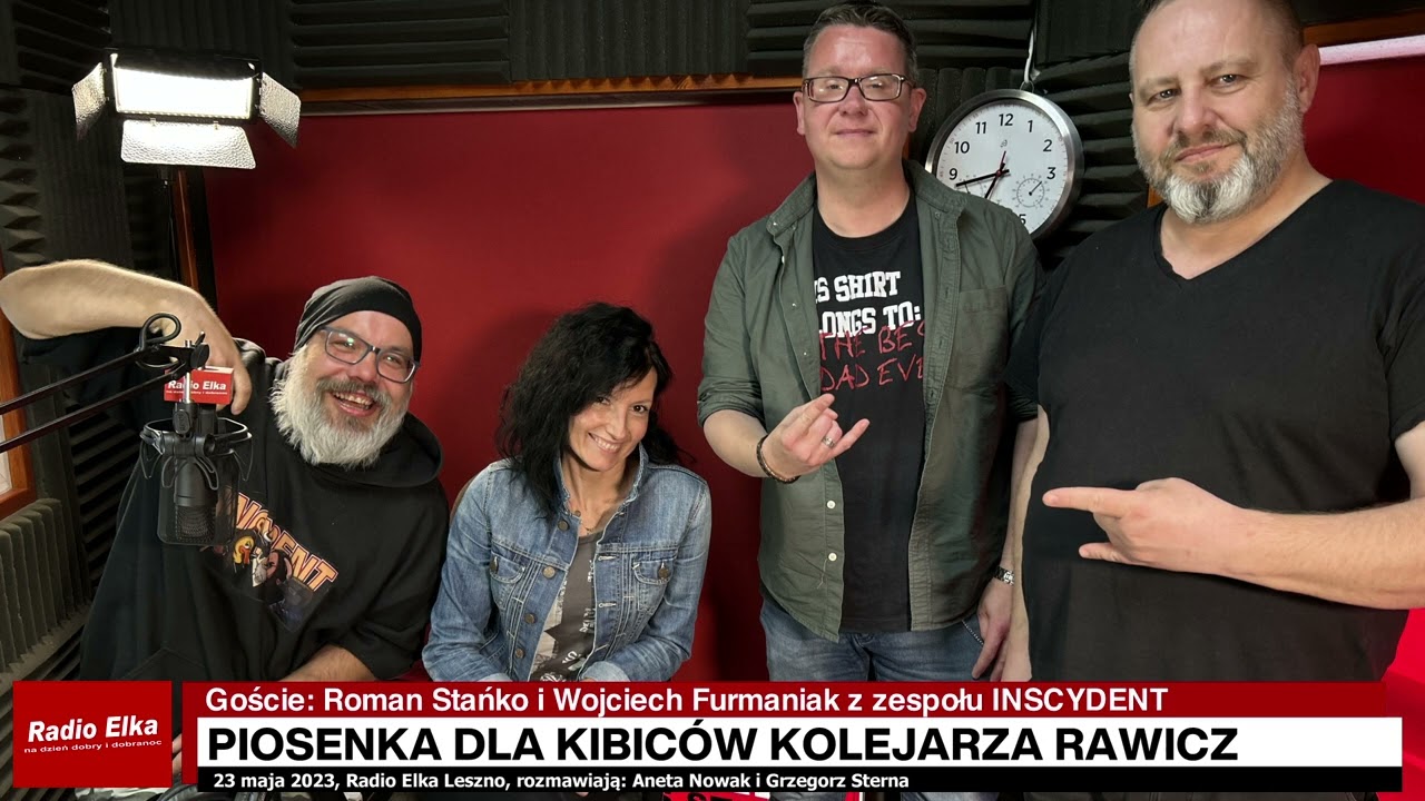 Zespół Inscydent nagrał piosenkę dla kibiców Kolejarza Rawicz