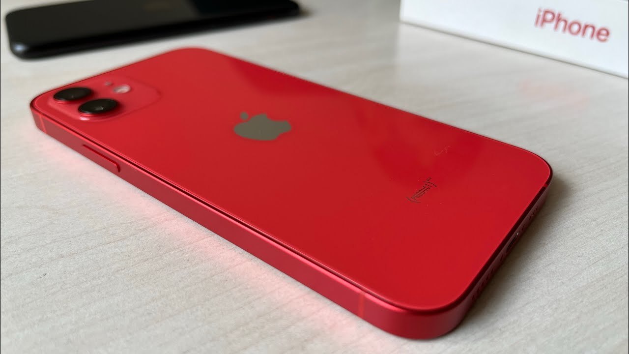 2022 Quick Unboxing IPhone 12 Product Red
