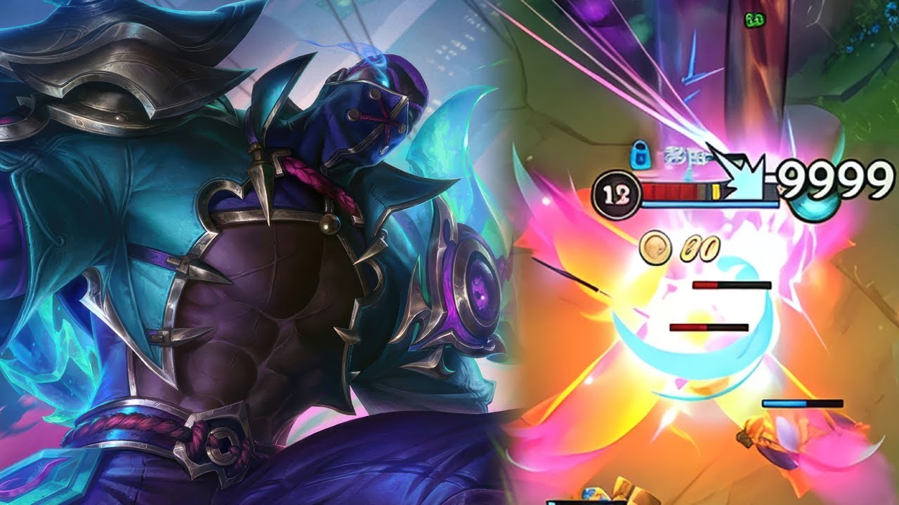 Wild Rift Pyke - Top 1 Pyke fiend queller  skin Gameplay Rank grandmaster