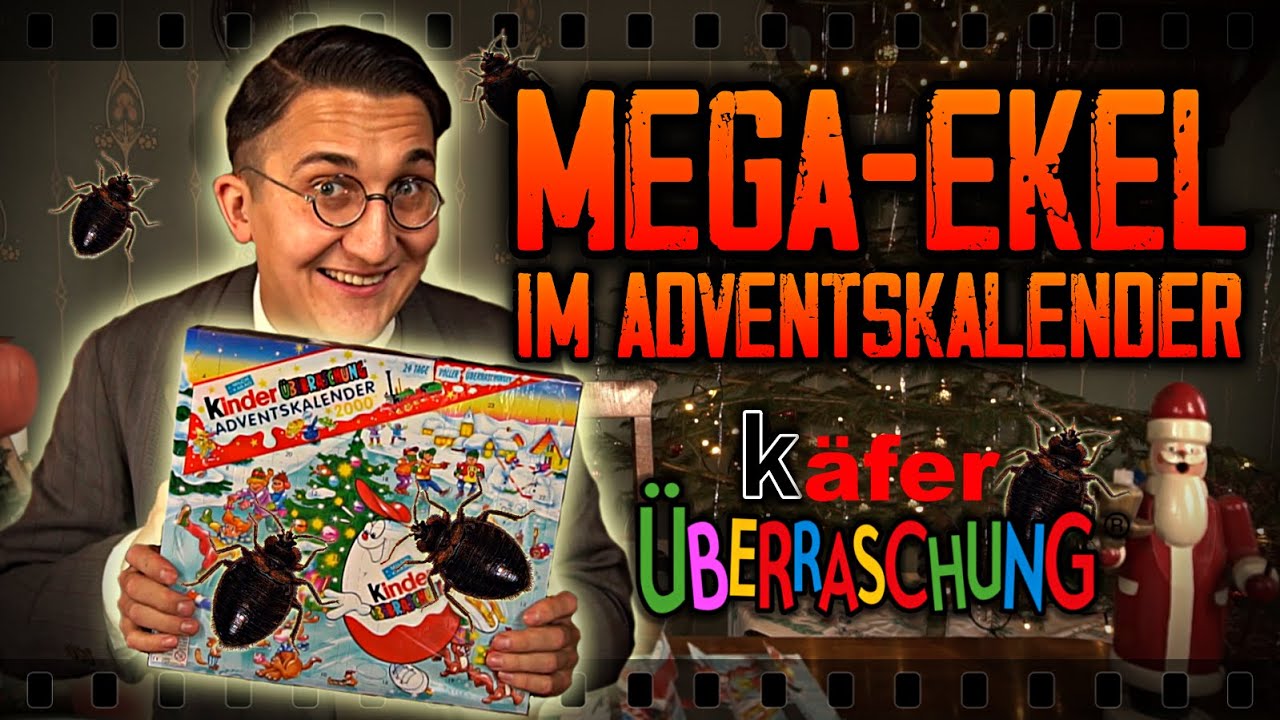 Ich öffne einen Ü-Ei Adventskalender aus dem Jahr 2000 / Kinder Überraschung