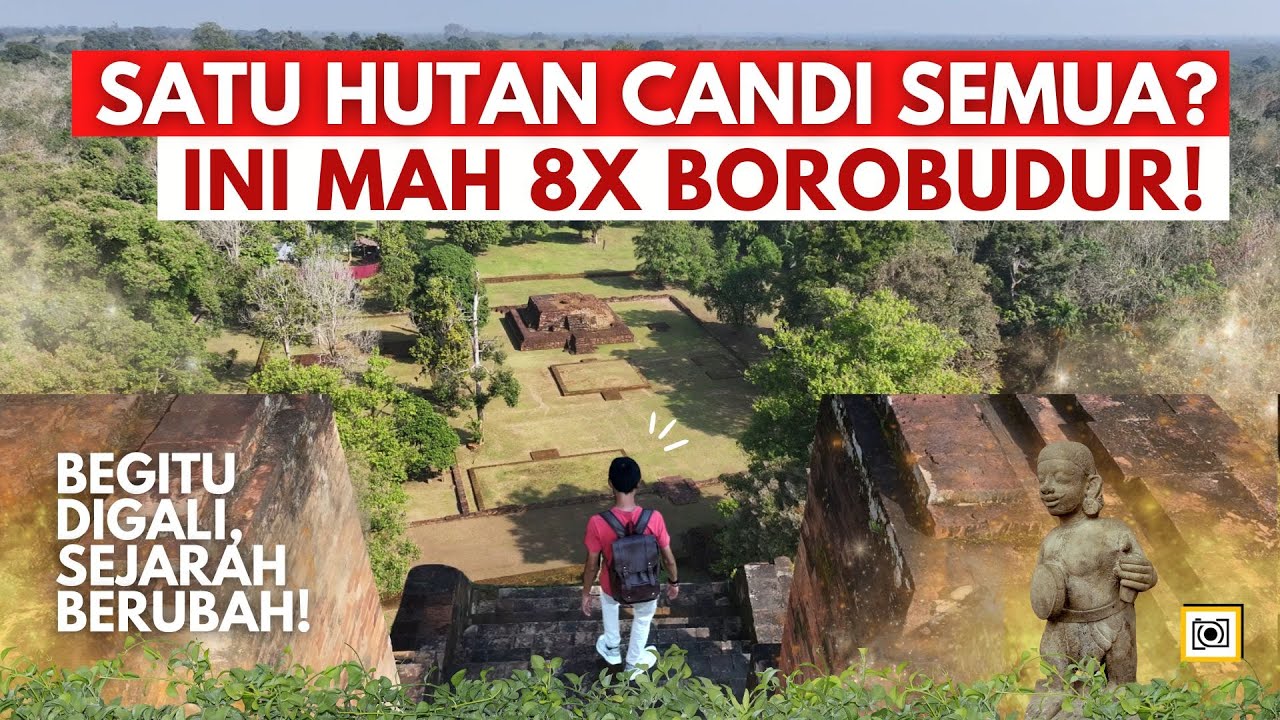 За пределами Боробудура!! 115 храмов Муара Джамби и следы крупнейшего кампуса Шривиджаи