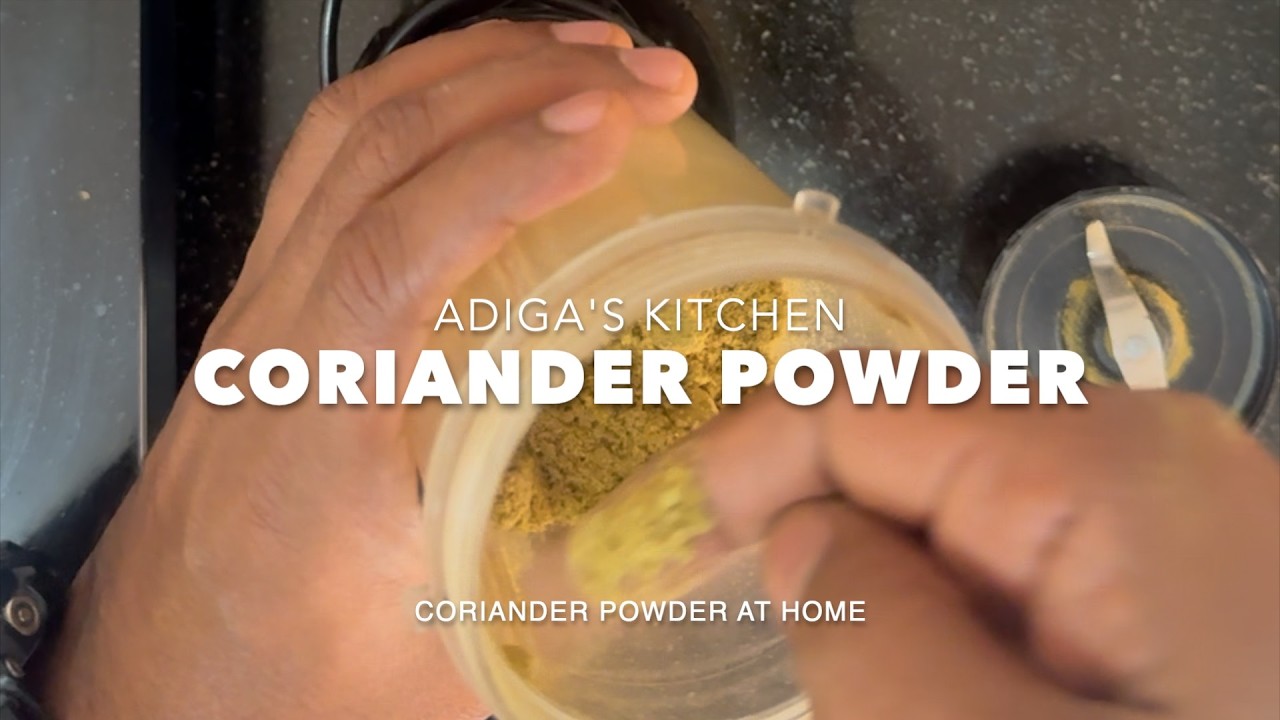 Coriander Powder | Homemade Coriander Powder | Easy Roast & Grind Method