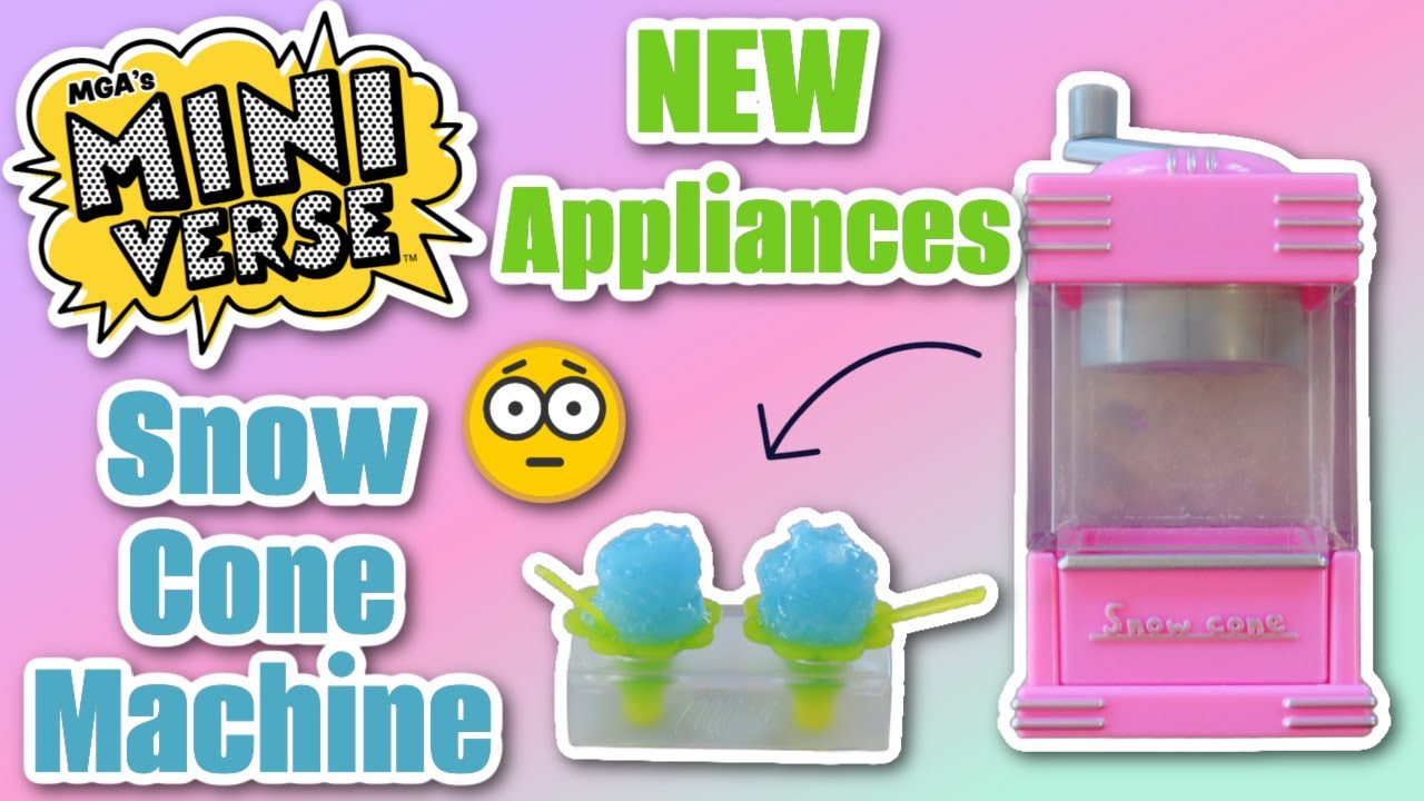 NEW Miniverse Appliances! Do I ACTUALLY Love the Snow Cone Machine??
