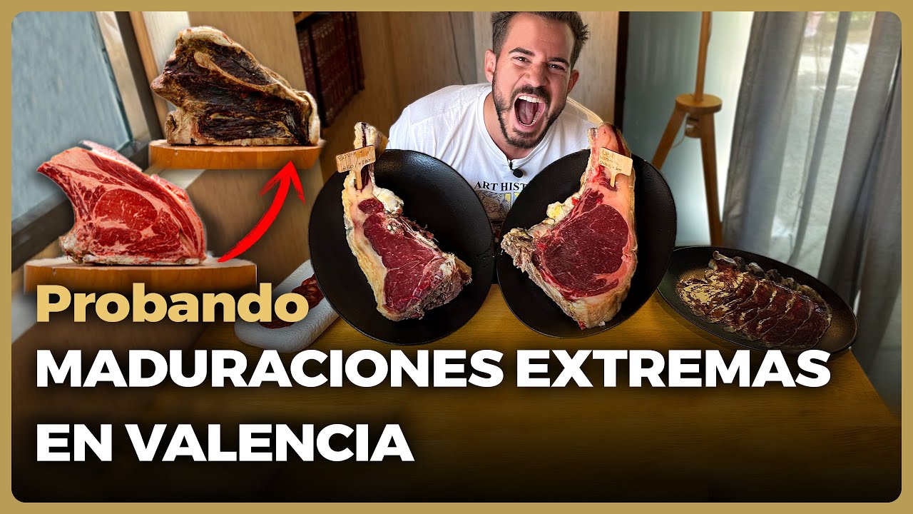 El templo de las CARNES MADURADAS en VALENCIA.. INCREÍBLES CHULETONES!!