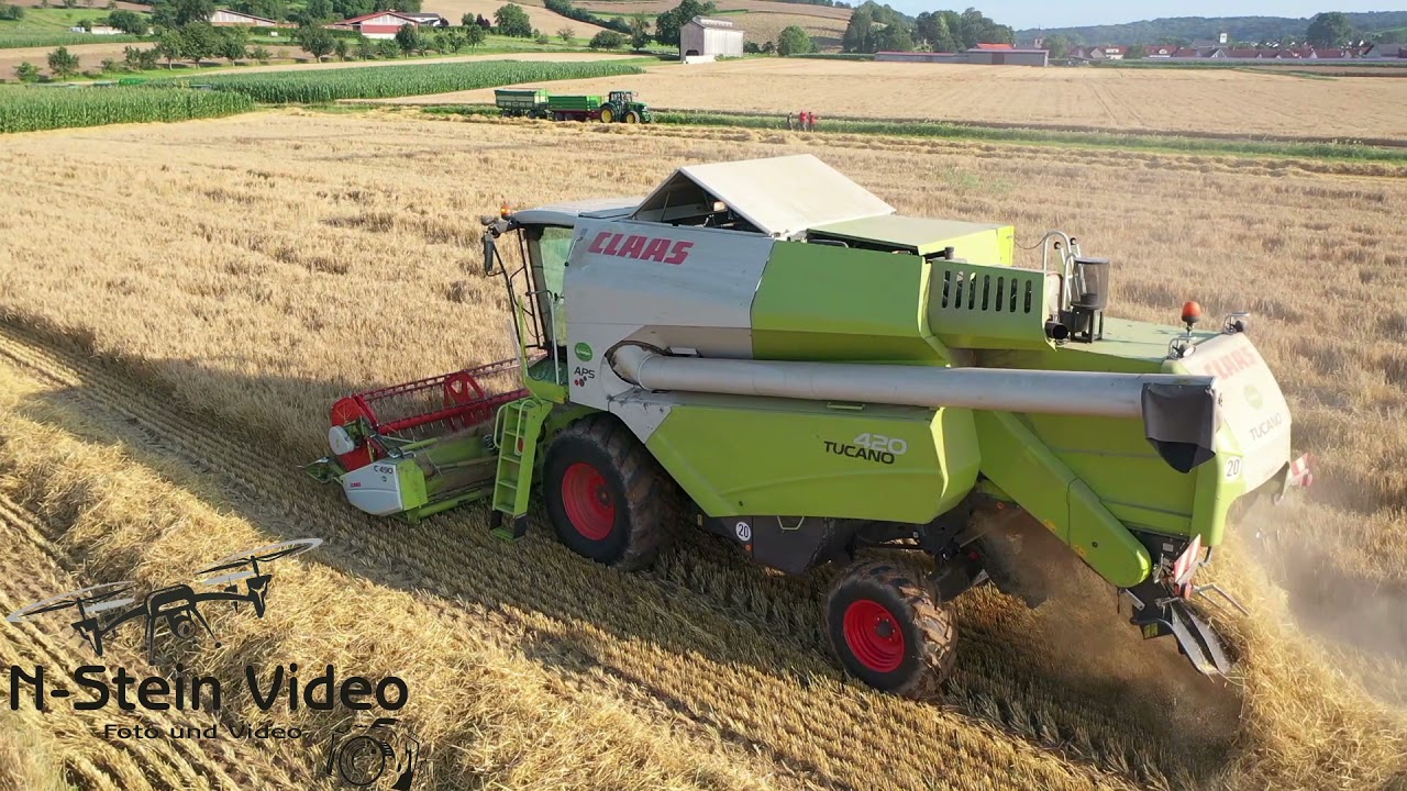 Claas Tucano 420 APS Weizen Ernte 2021Getreideernte 2021 combine harvester