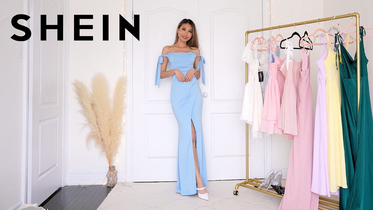 Примерка платьев Shein | выпускной, свадьба, свидание ❤️