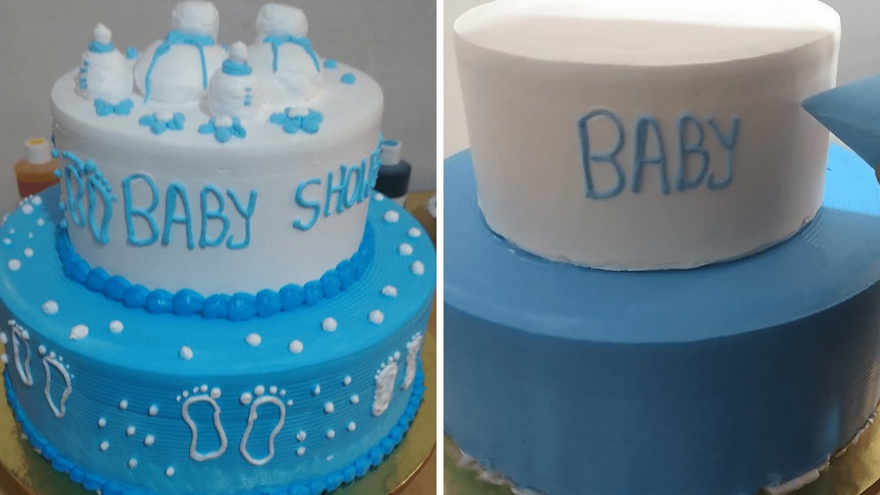 PASTEL DE BABY SHOWER | torta para baby shower varon