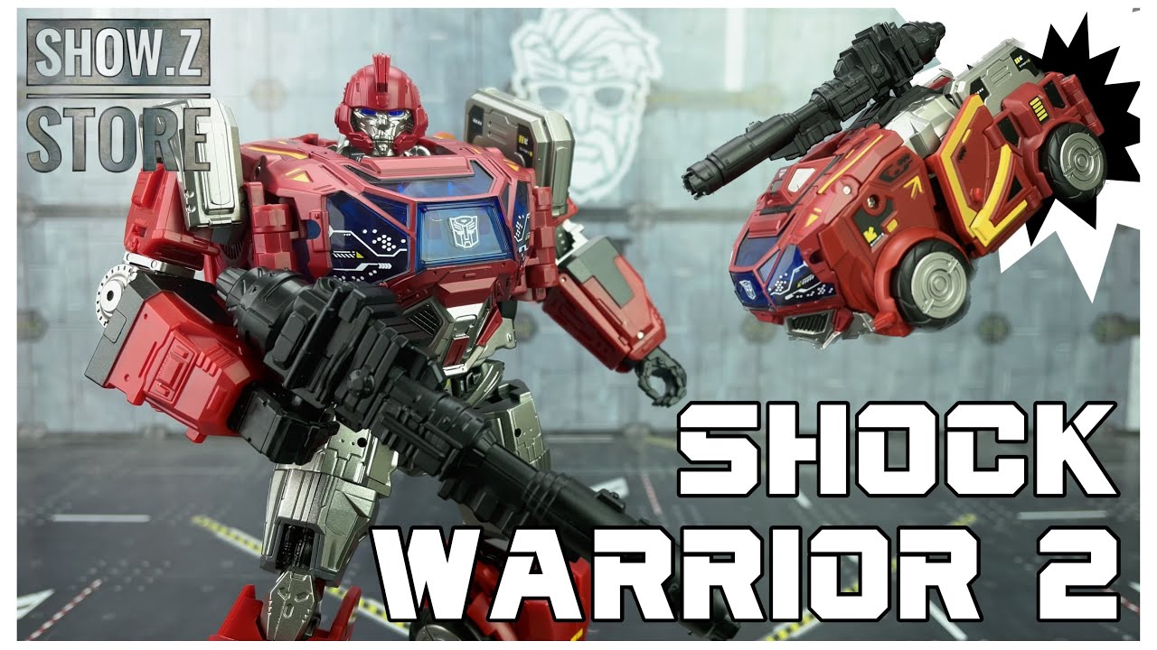 Shock Warrior SW-02 Oversized Transformers Bumblebee Movie Cybertron Ironhide Review