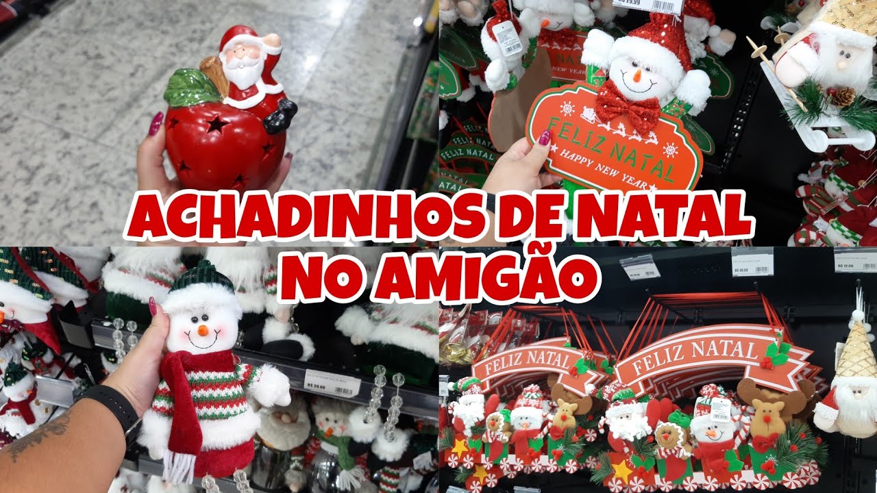 ACHADINHOS DE NATAL NO AMIGÃO 2023 + MINHAS COMPRINHAS DE NATAL 🎅❤