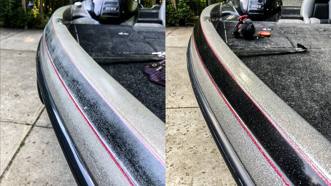 Bass Boat Gel Coat Restoration