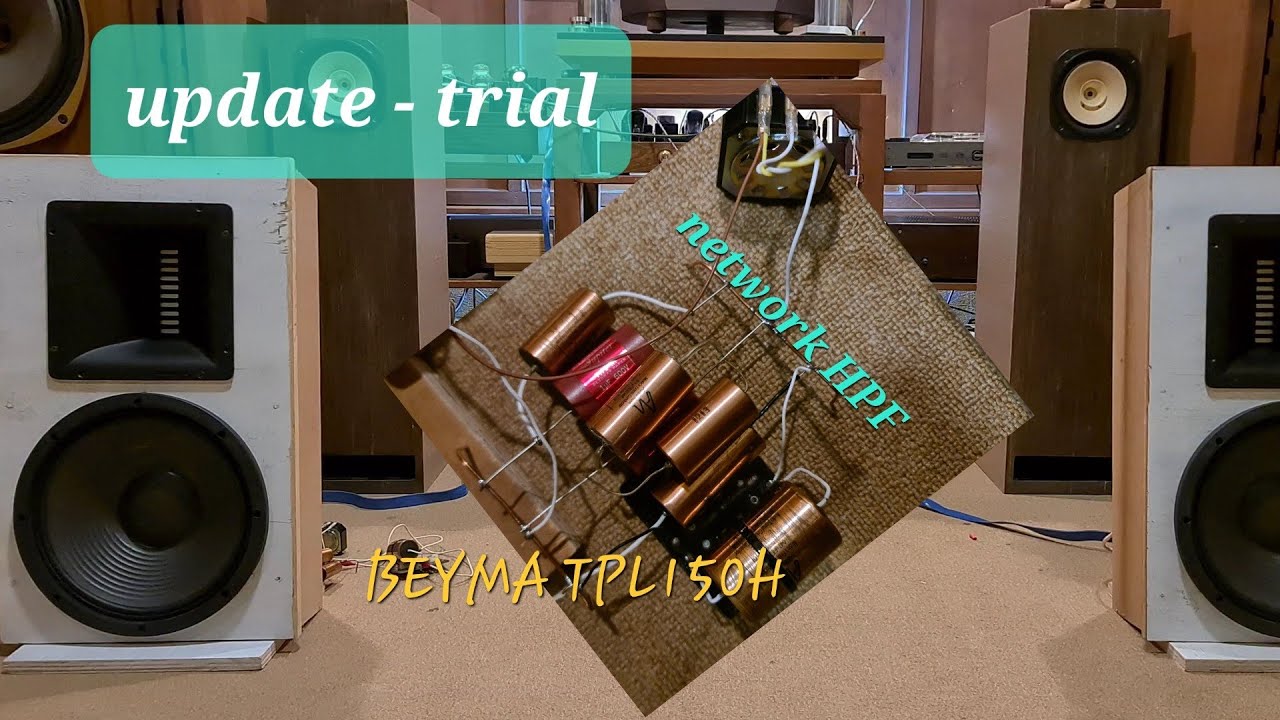 UPDATE!! Multiple Capacitors  (parallel) get low ESR - HPfilter of Beyma TPL-150H