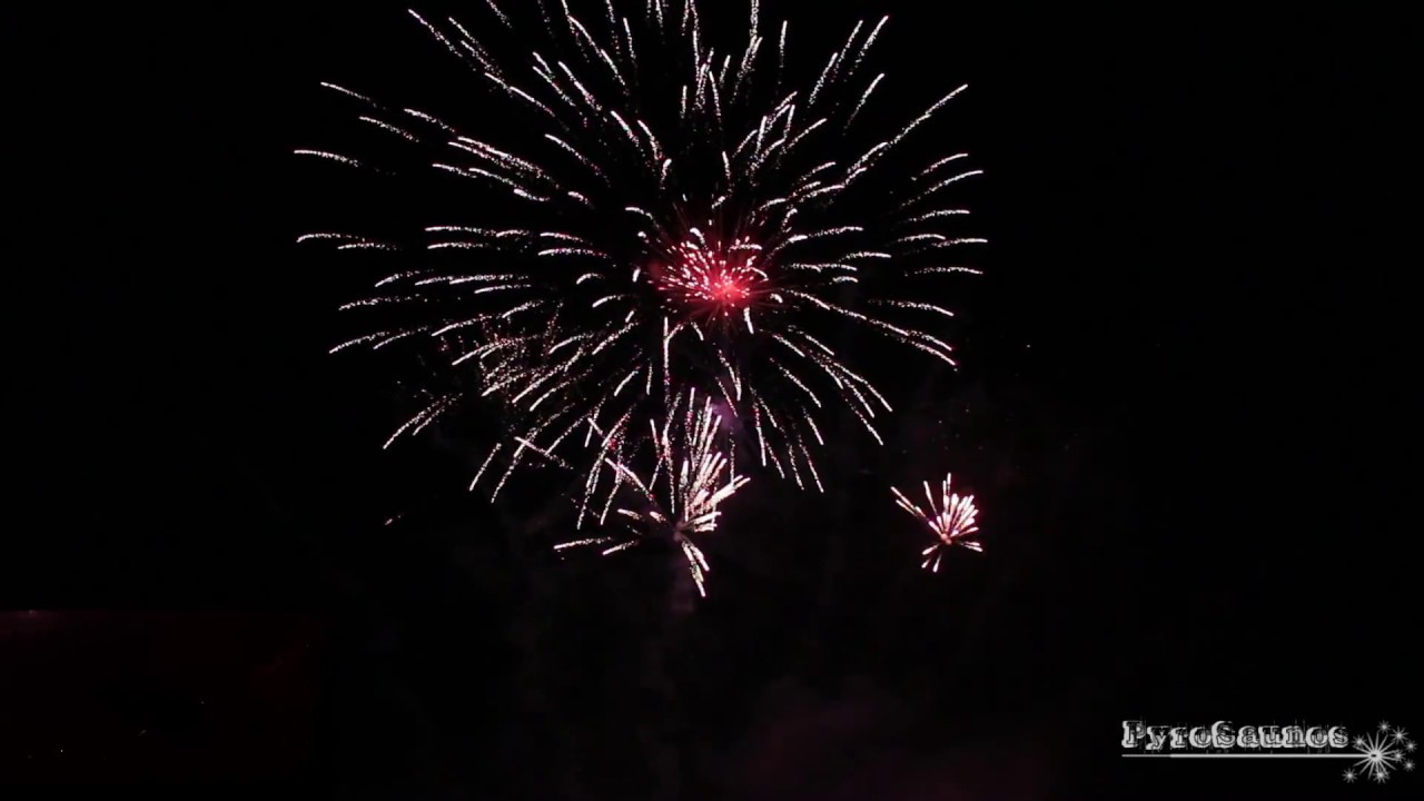 STAUSEE IN FLAMMEN 2014 - FEUERWERK SACHSEN ANHALT - KELBRA