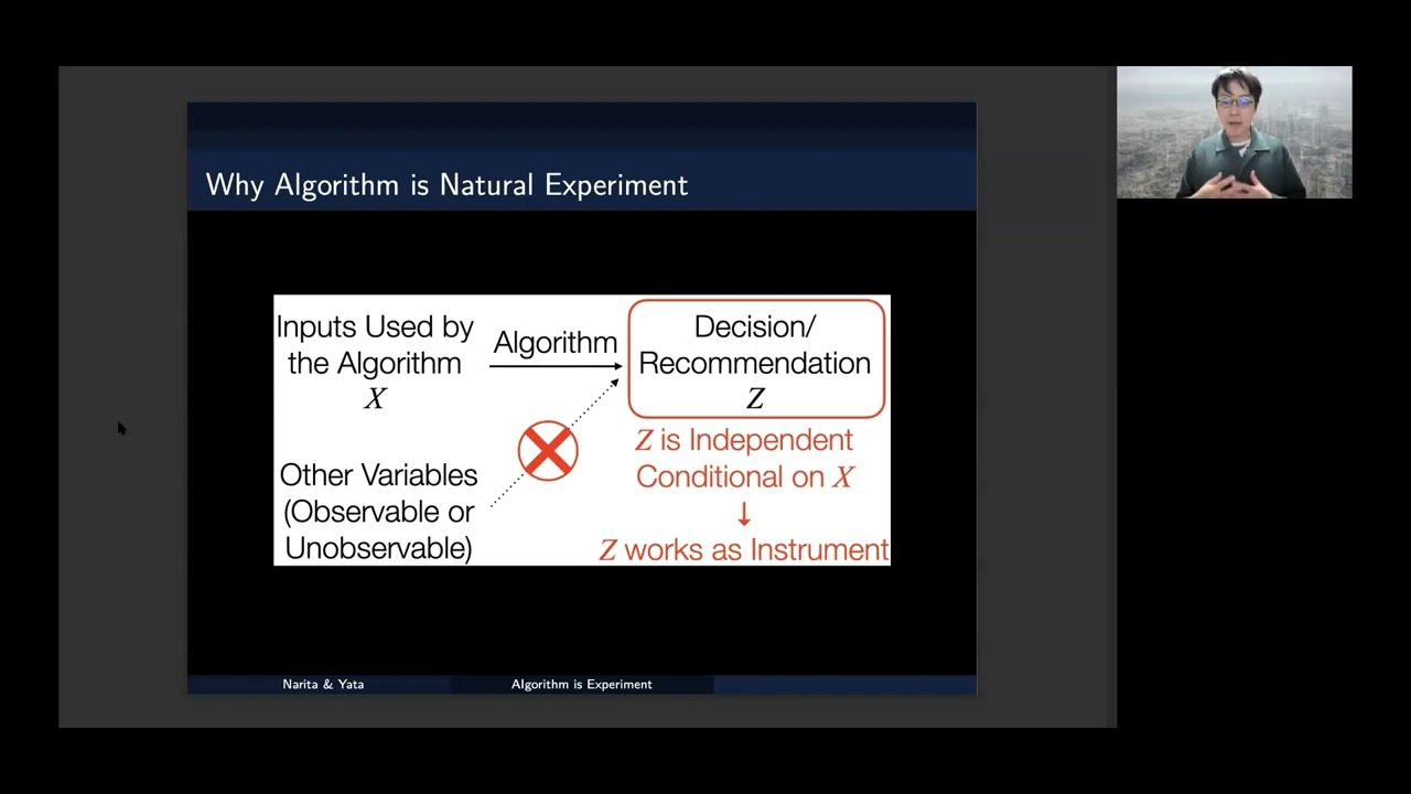 Yusuke Narita: Algorithm is Experiment