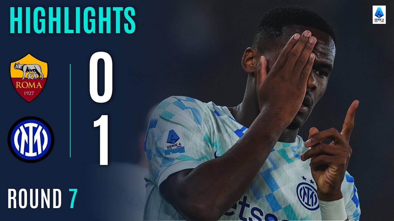 ROMA-INTER 0-1 | HIGHLIGHTS | Bonny brings Inter back on top of the table | SERIE A 2025/26
