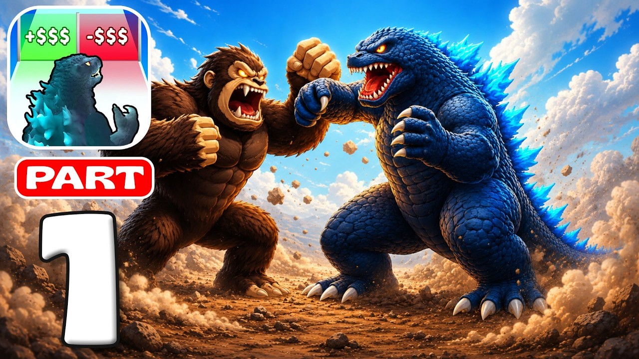 Kaiju Run Monster Evolution 🦖 Giant Growth Gameplay Walkthrough Part 1 (iOS, Android)