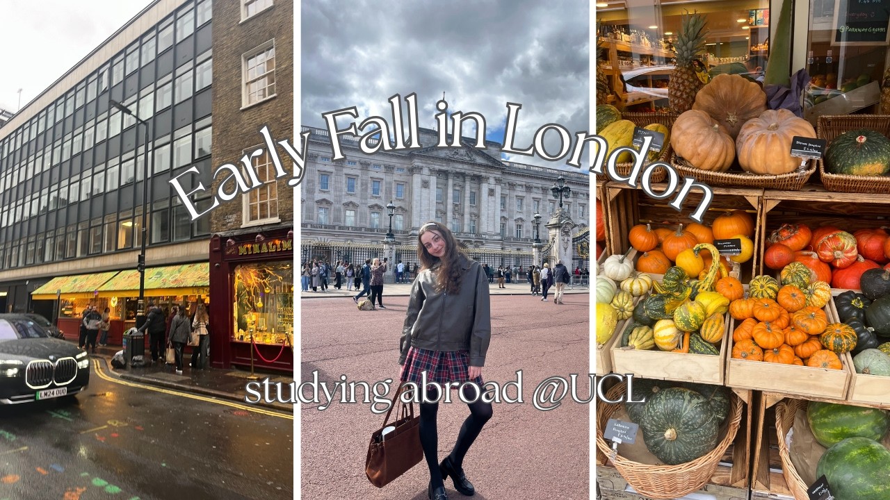 early autumn London vlog 🍂🥬