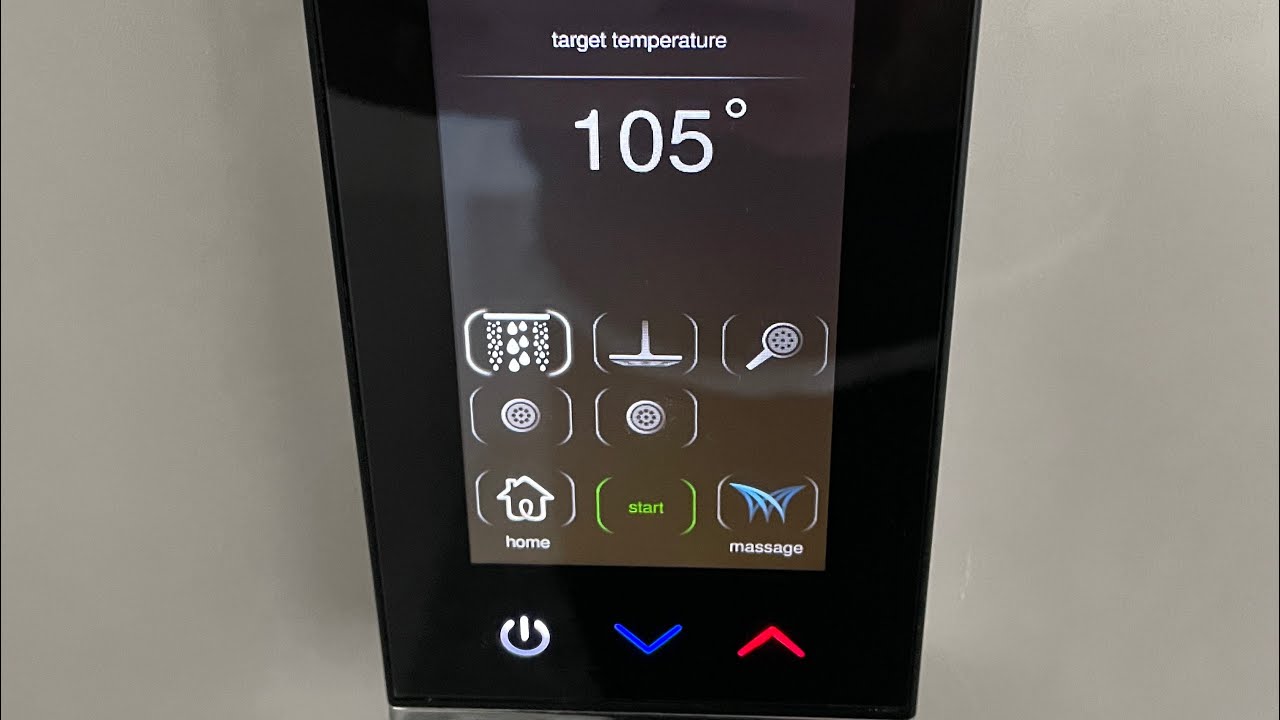 Kohler DTV+ 6 Port Thermostatic Shower Valve with @KOHLER 11kw Steam Generator & Real Rain Panel