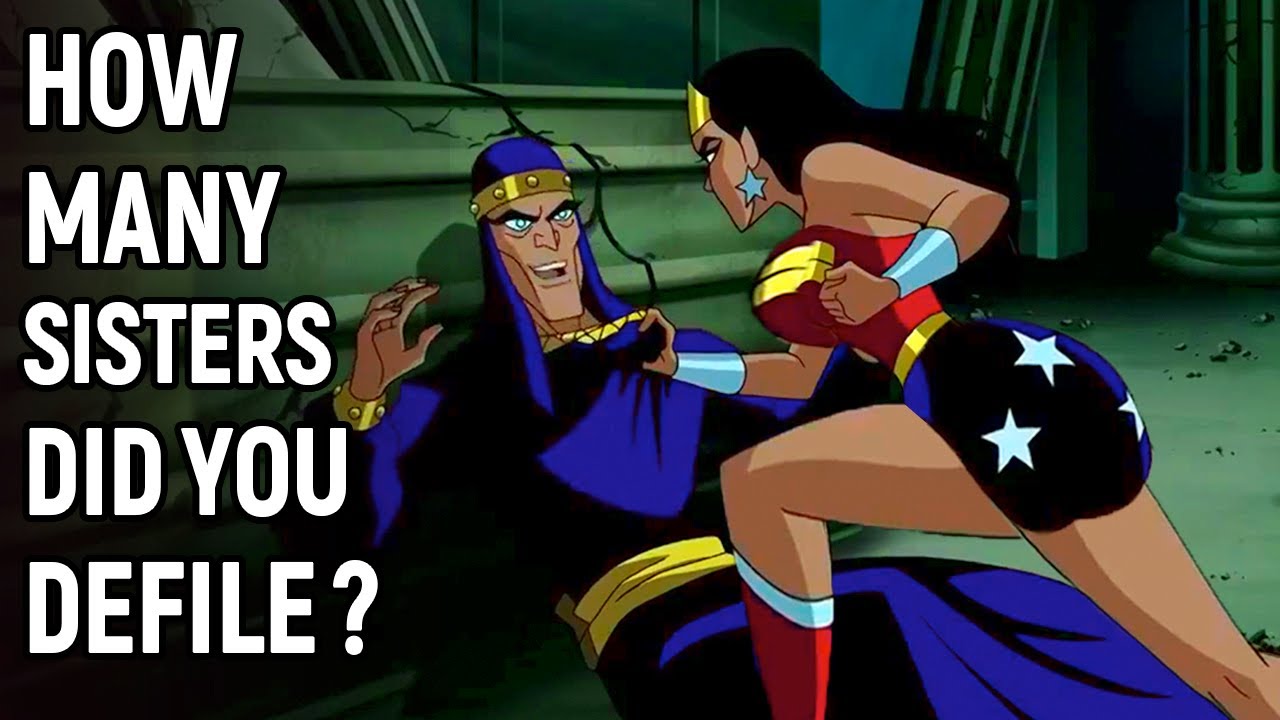 Wonder Woman flies to Defiled Paradise Island