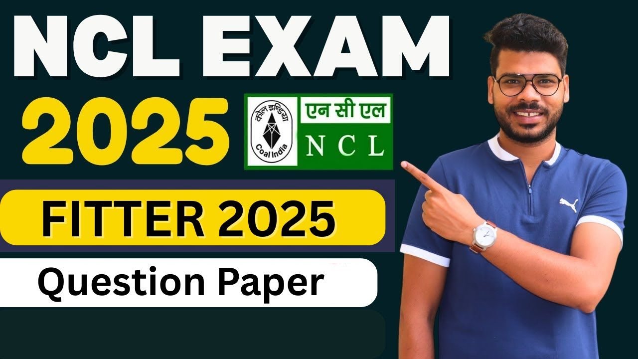 NCL FITTER Exam Paper 2025 Live Discussion By Specia Techno.