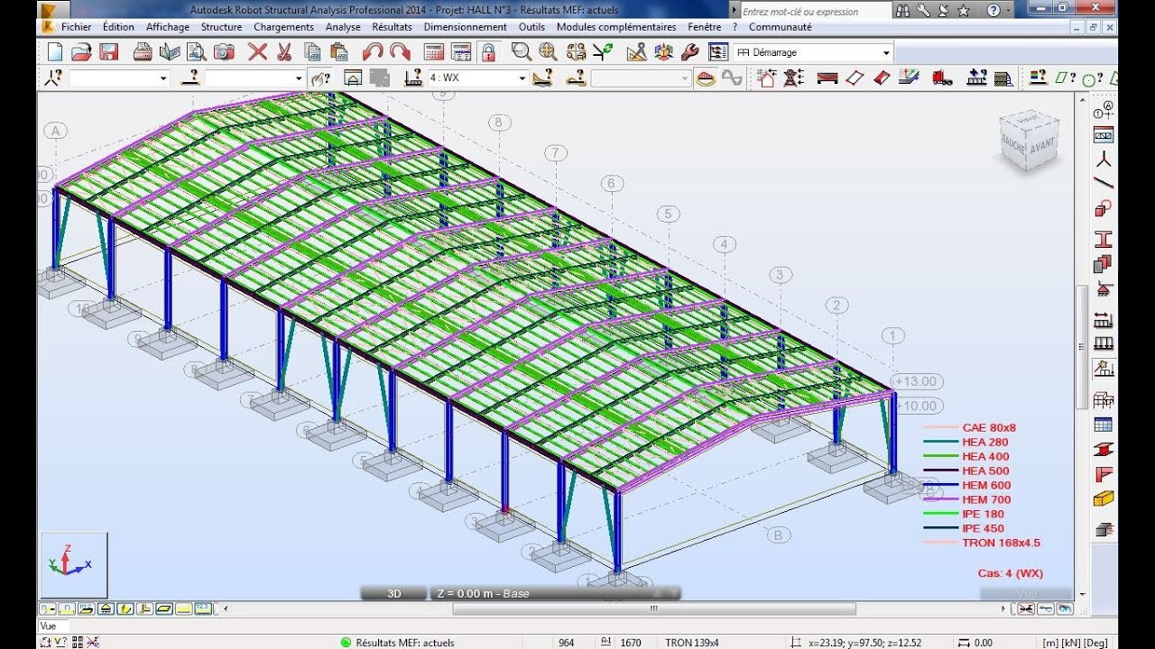 Robot Structural Analysis/Steel/ PART N°1 | *Conception et Étude d'un ouvrage métallique*