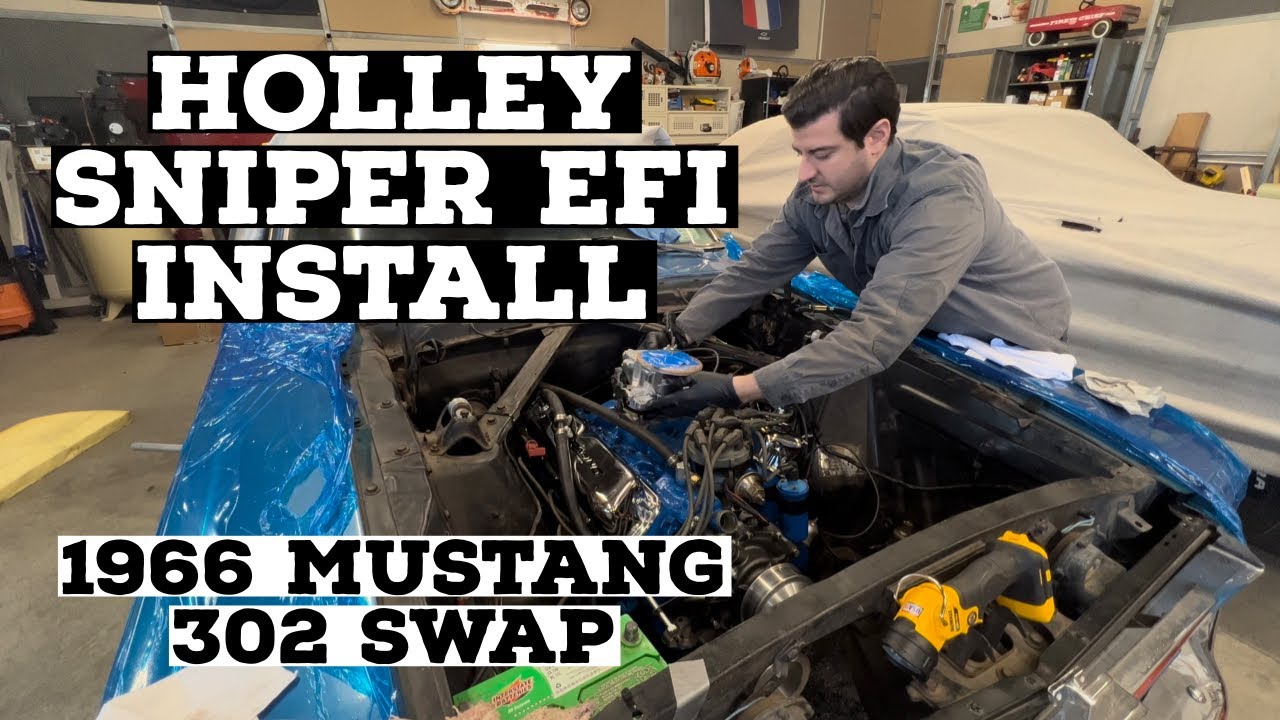 Установка HOLLEY SNIPER EFI, часть 1: замена Mustang 302 1966 года