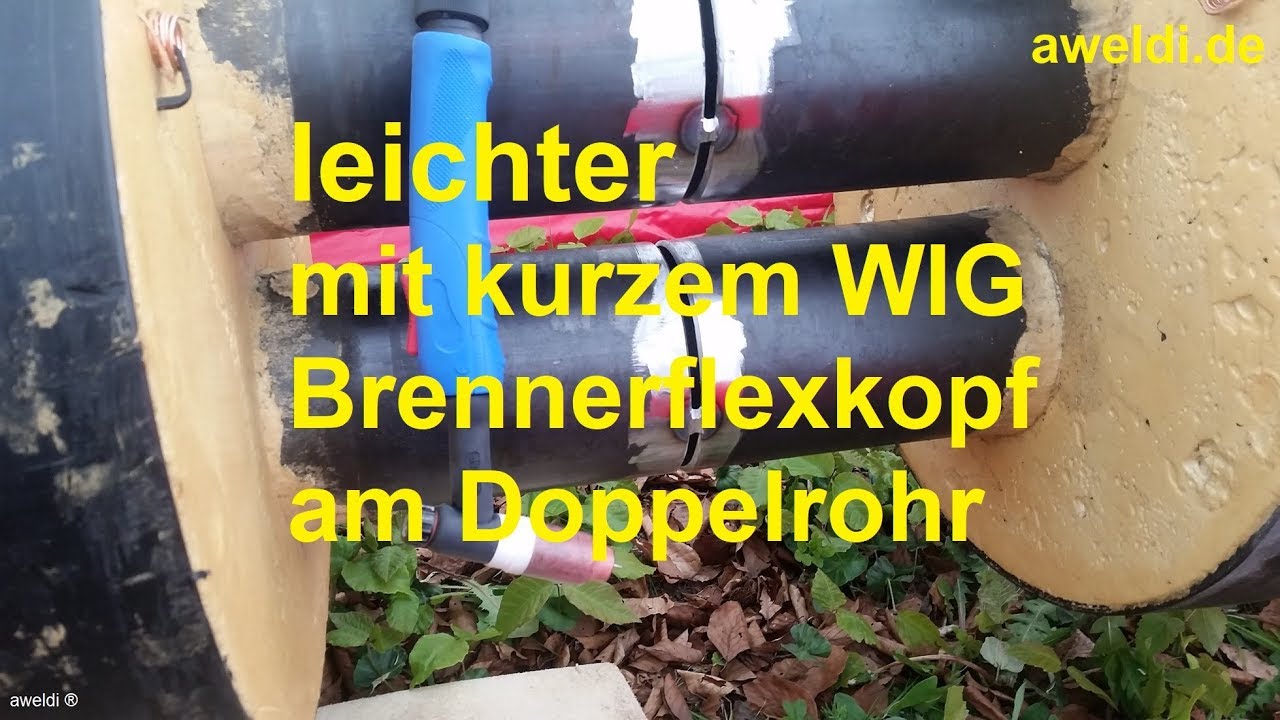 Gasdüsen mit WIG System Rohre schweißen am Doppelrohr Tipps zum WIG-Rohrschweißen YouTube Video FHD
