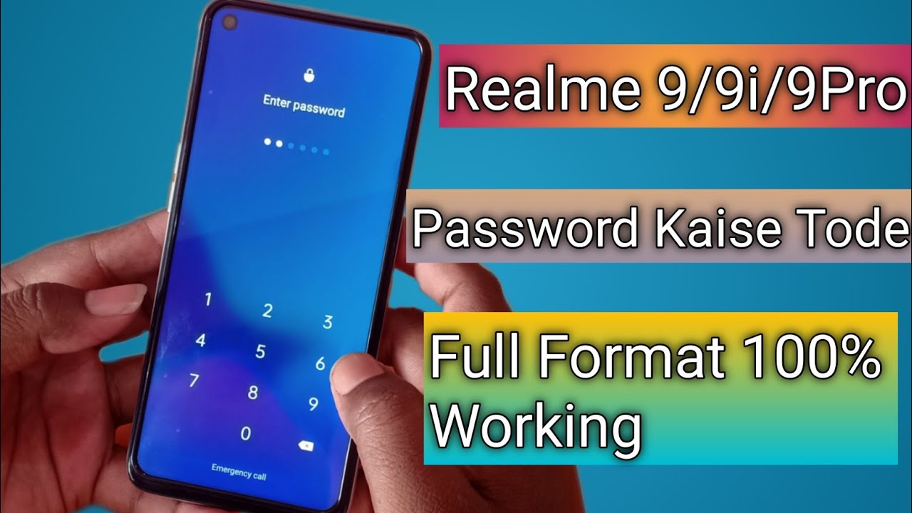 Realme 9/9i/9 Pro Hard Reset Without Pc | Factory Reset Password Unlock | Frp Bypass