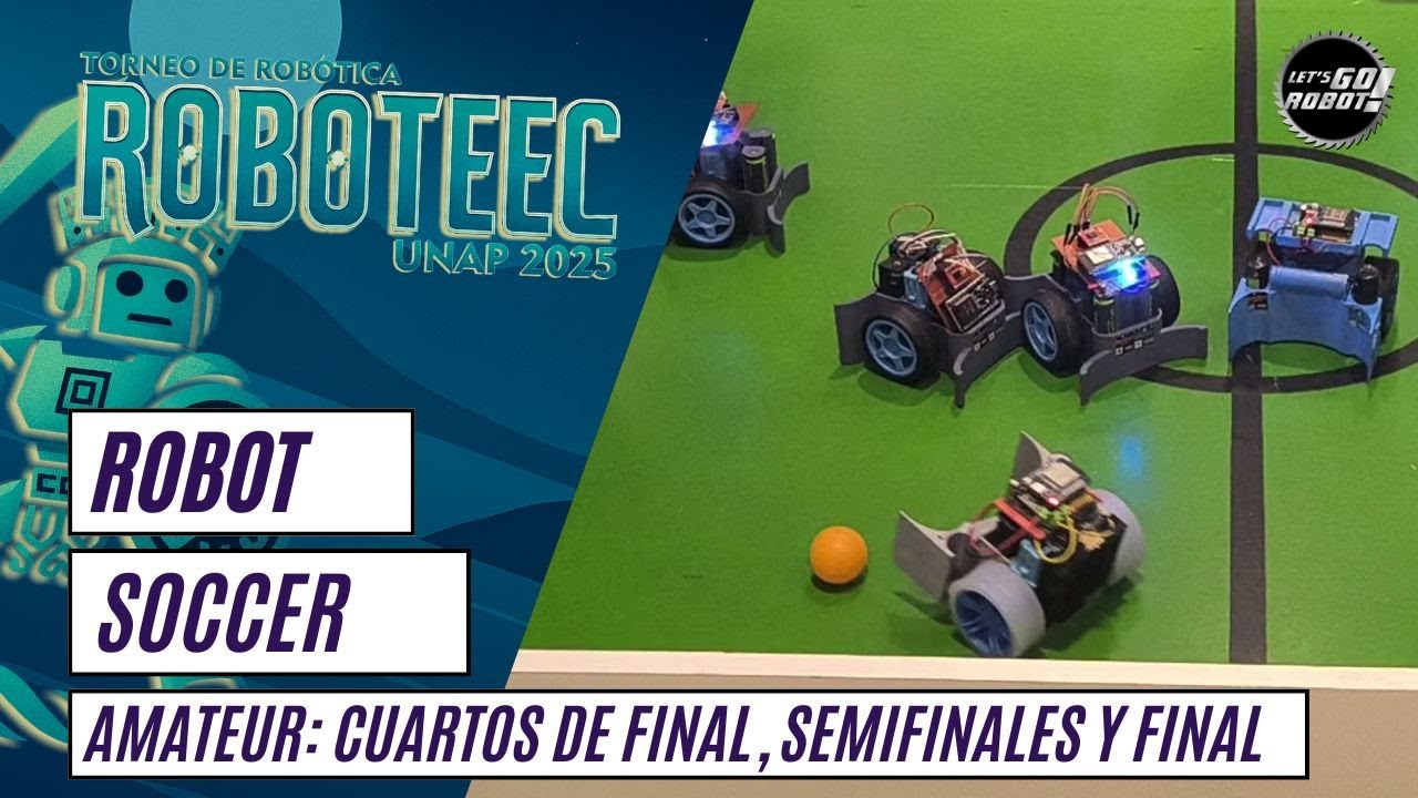 Robot Soccer Amateur: Cuartos, Semifinales y Final - ROBOTEEC UNAP 2025 (Puno, Perú)