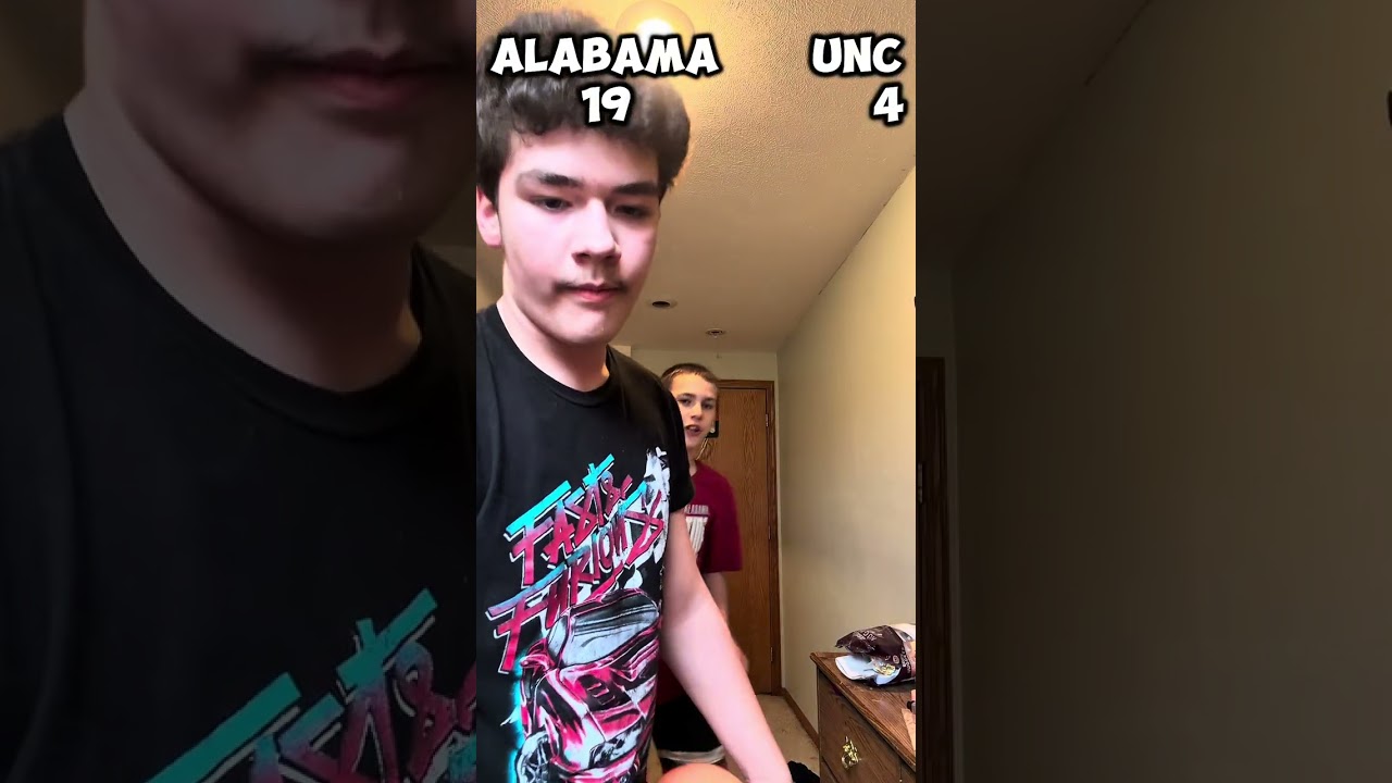Alabama #1 4-0 vs UNC 0-0 #4