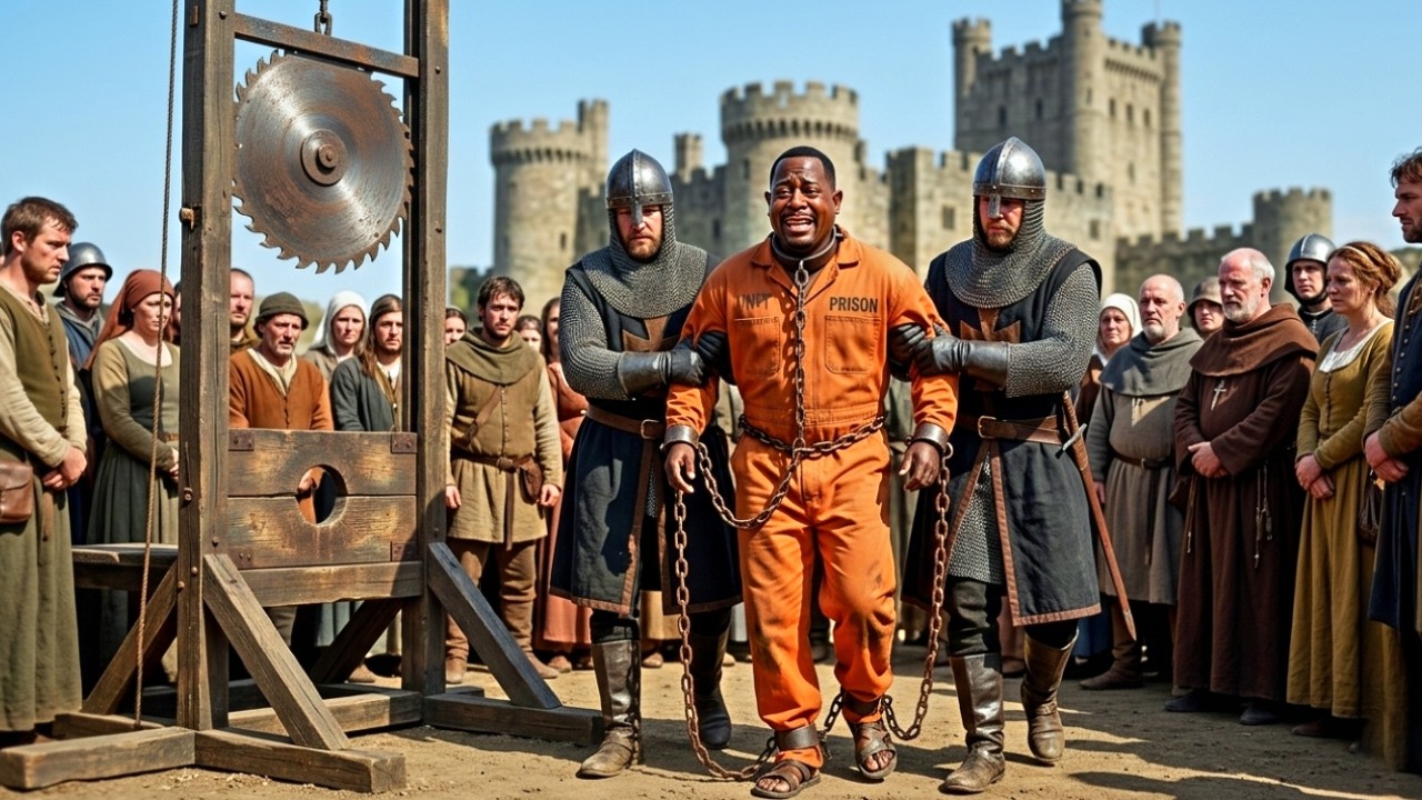 بيرجع بالزمن 800 سنة بسبب آلة سحرية وبيكتشف إنه عليه أحكام بالاعدام ! ملخص فيلم